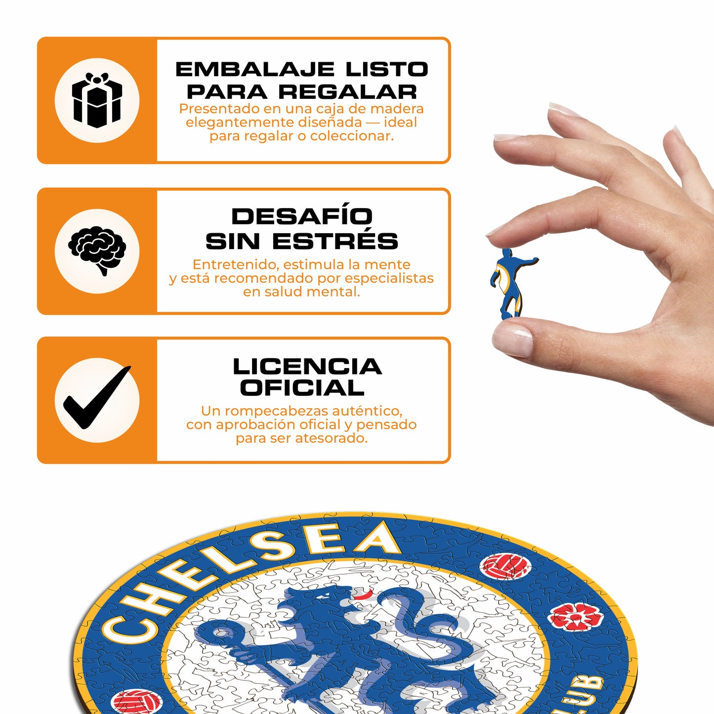 Chelsea FC® Logo - Rompecabezas de Madera