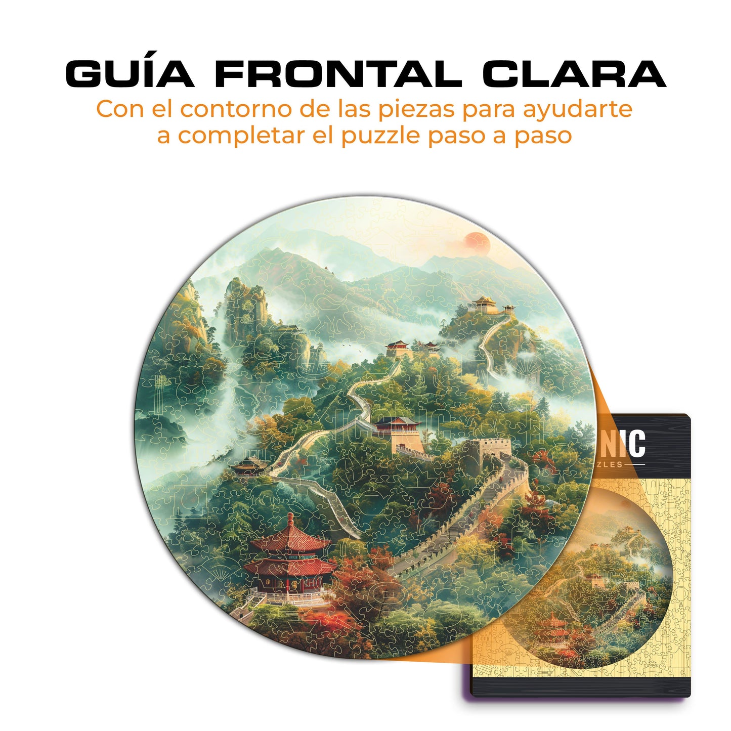 Muralla China - Rompecabezas de Madera