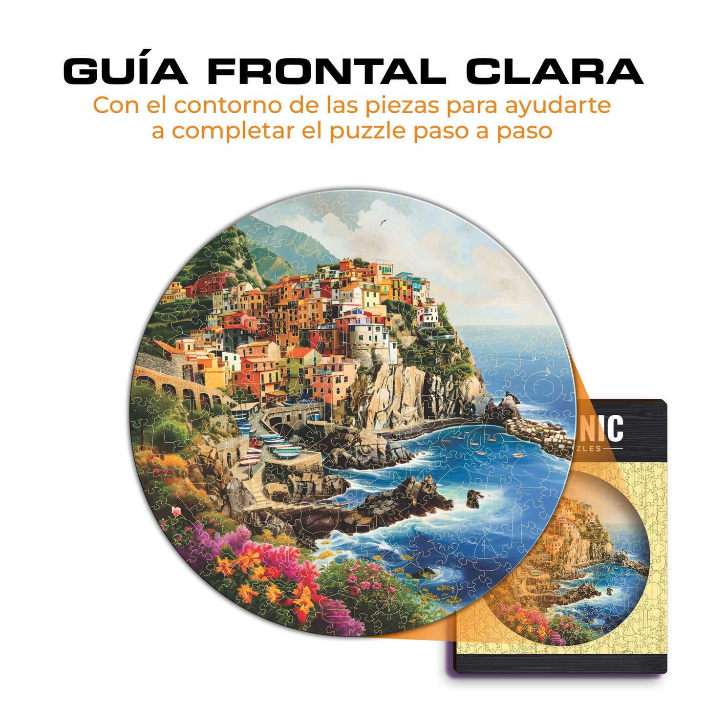 Portofino - Rompecabezas de Madera