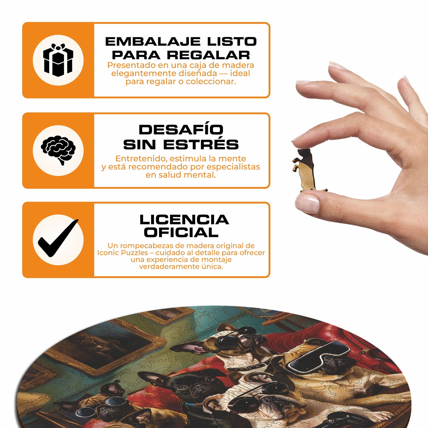 Perros Videogamers - Rompecabezas de Madera