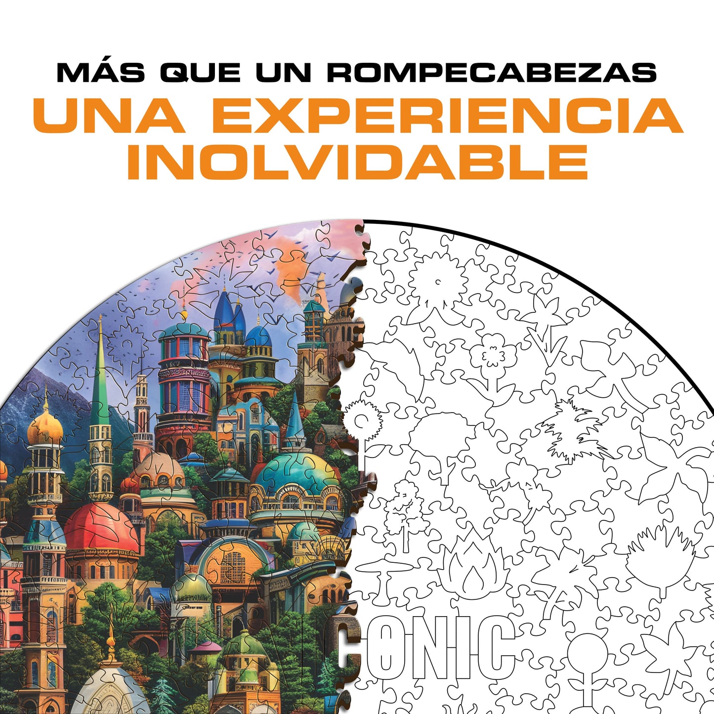 Ciudad Encantada - Rompecabezas de Madera