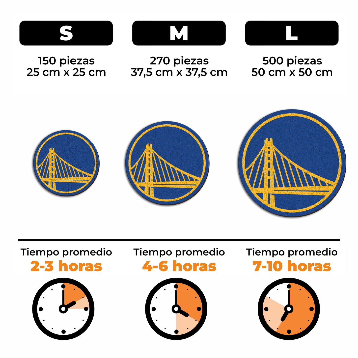 Golden State Warriors™ - Rompecabezas de Madera