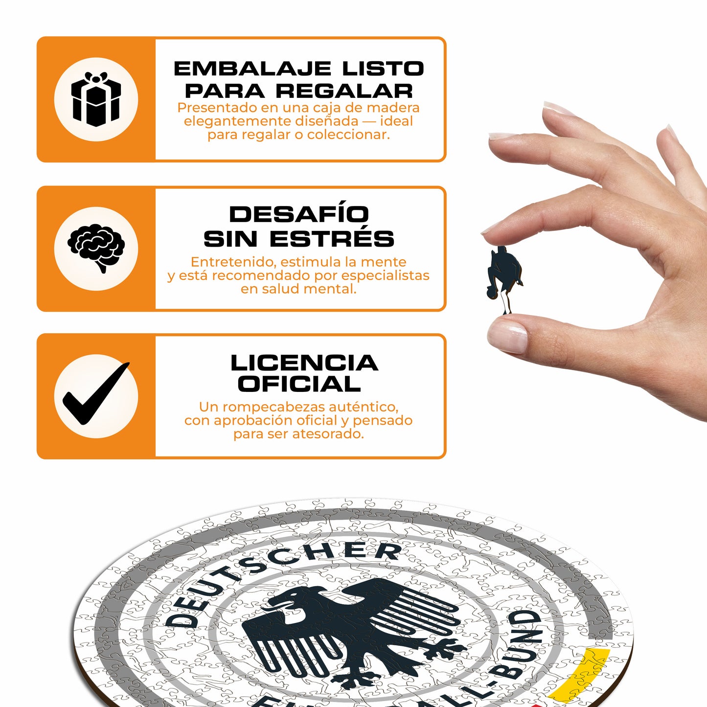 Logo Alemania® - Rompecabezas de Madera