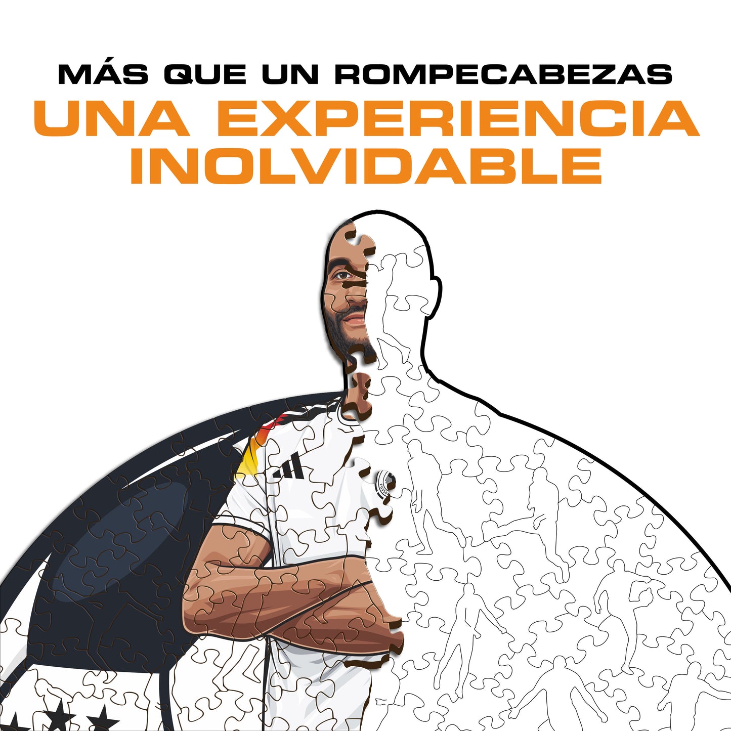 Jonathan Tah - Rompecabezas de Madera