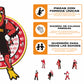 Atlanta Hawks™ Mascota Puzle de Madera