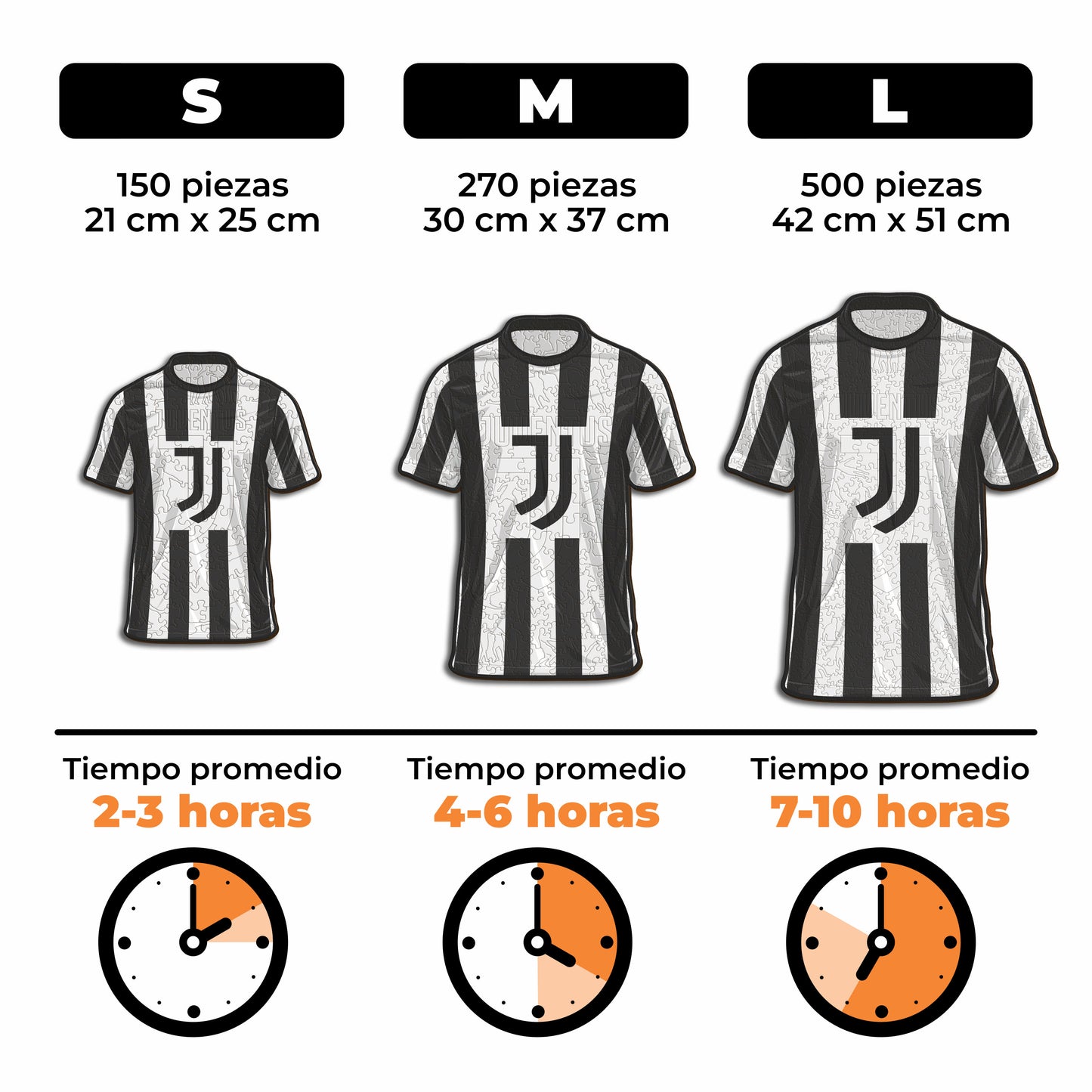 Juventus FC® Camiseta - Rompecabezas de Madera