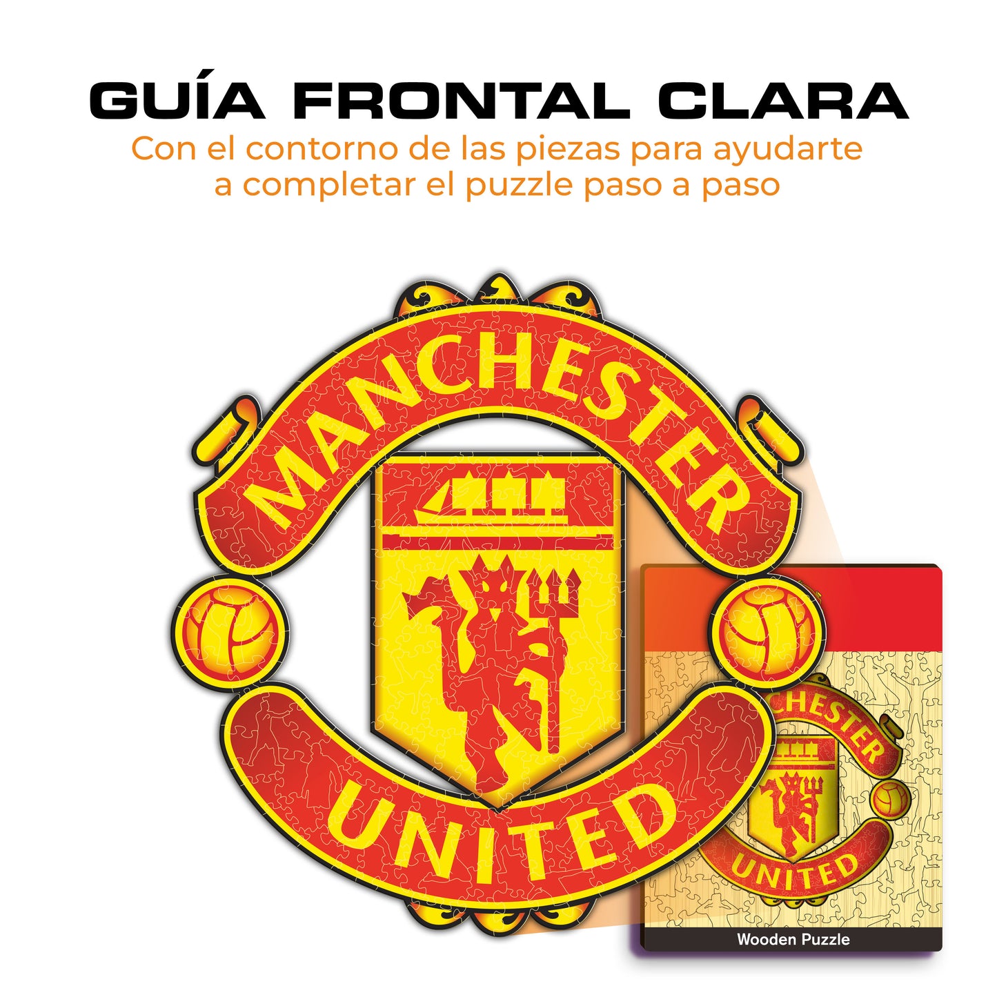 Manchester United FC® Logo - Rompecabezas de Madera