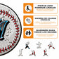 Miami Marlins™ - Rompecabezas de Madera