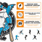 Miami Marlins™ Mascota - Rompecabezas de Madera