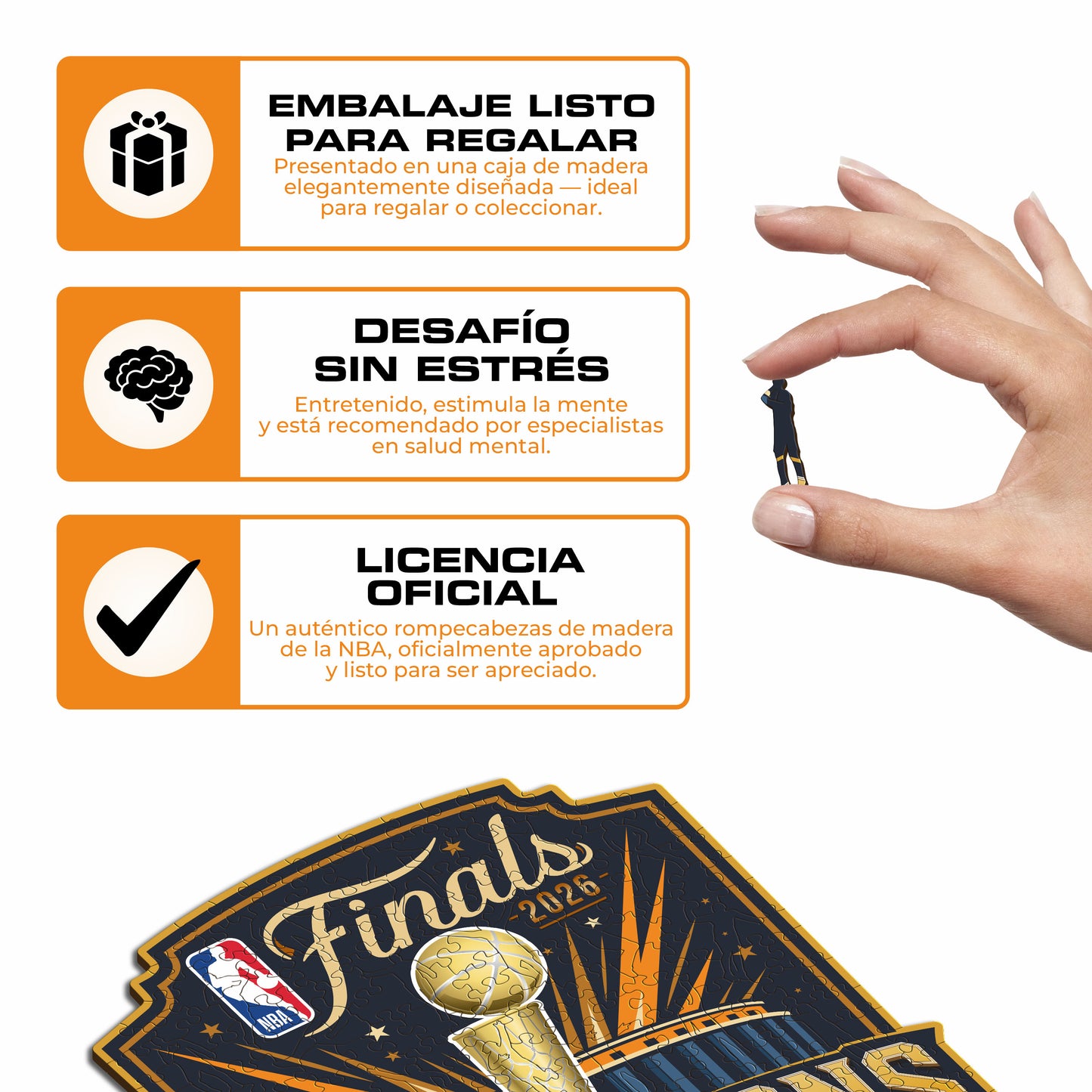 New York Knicks™ 2026 NBA Champions - Puzzle de Madera