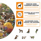 Cachorros en el Jardín - Rompecabezas de Madera
