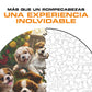 Cachorros en el Jardín - Rompecabezas de Madera
