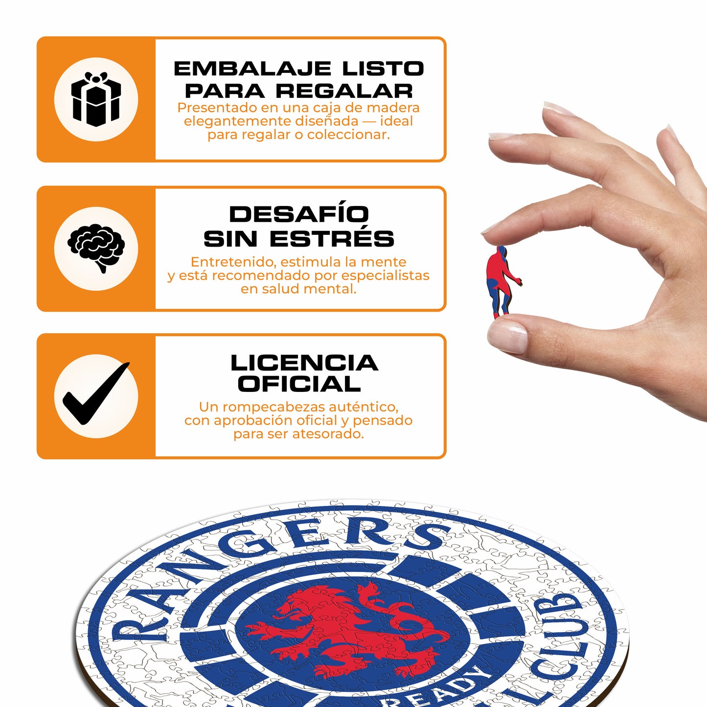 Rangers FC® Logo - Rompecabezas de Madera