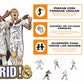 5 Jugadores Real Madrid CF® - Rompecabezas de Madera