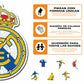 2 PACK Real Madrid CF® Logo + Equipo