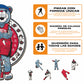 Houston Rockets™ Mascota Puzle de Madera