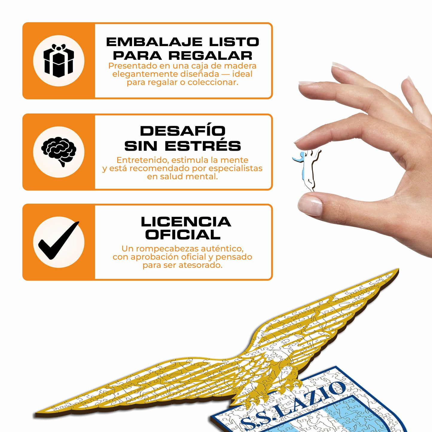 SS Lazio® Logo - Rompecabezas de Madera