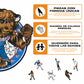 Oklahoma City Thunder™ Mascota - Puzzle de Madera
