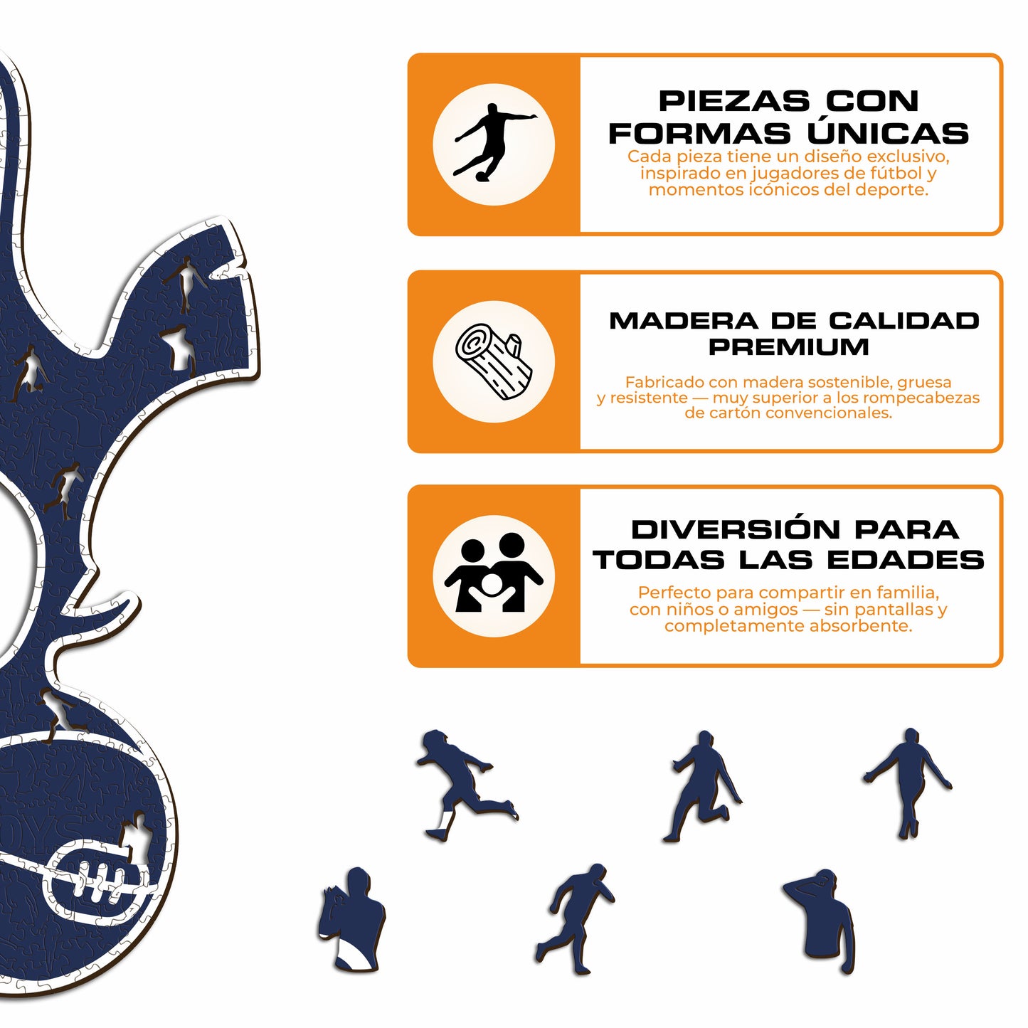 Tottenham Hotspur FC® Logo - Rompecabezas de Madera