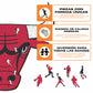 Chicago Bulls™ - Rompecabezas de Madera