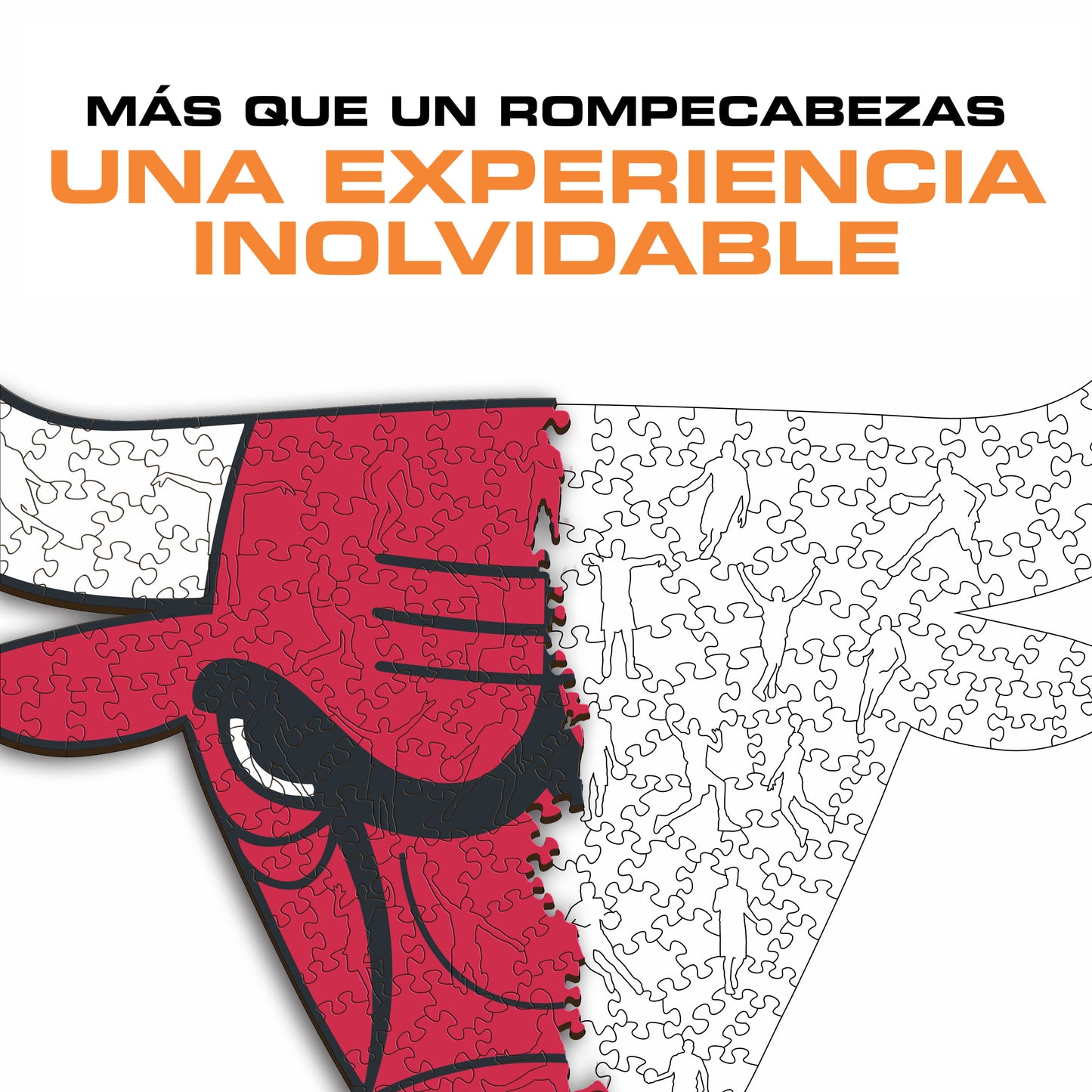 Chicago Bulls™ - Rompecabezas de Madera