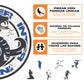 FC Inter® Serpiente - Rompecabezas de Madera