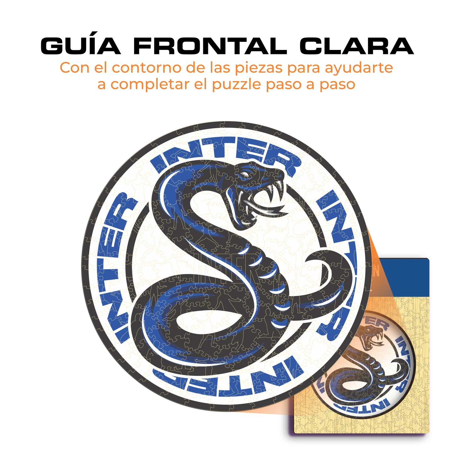 FC Inter® Serpiente - Rompecabezas de Madera