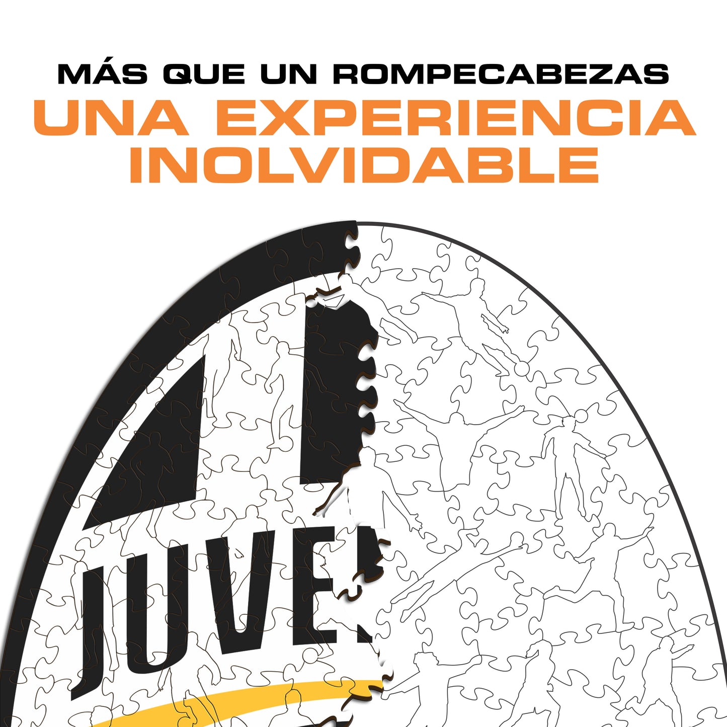 Juventus FC® Retro Logo - Rompecabezas de Madera