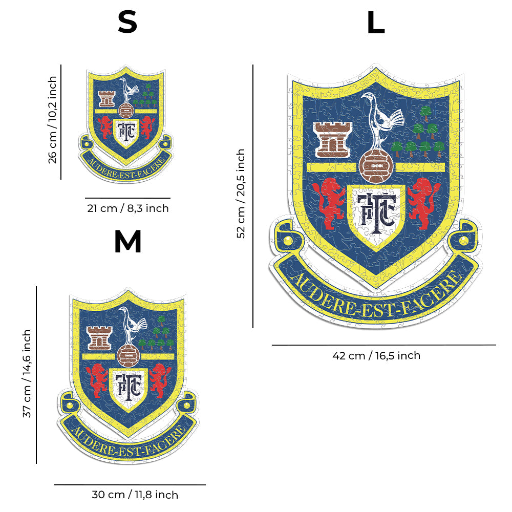 Tottenham Hotspur FC® Retro Logo - Rompecabezas de Madera