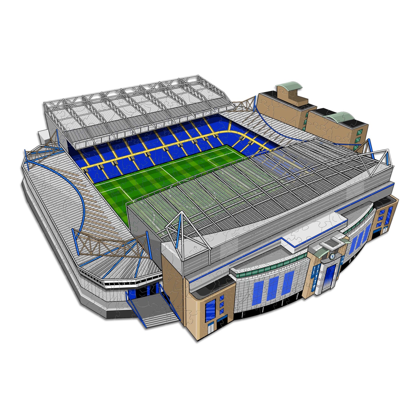 Chelsea FC® Stamford Bridge - Rompecabezas de Madera