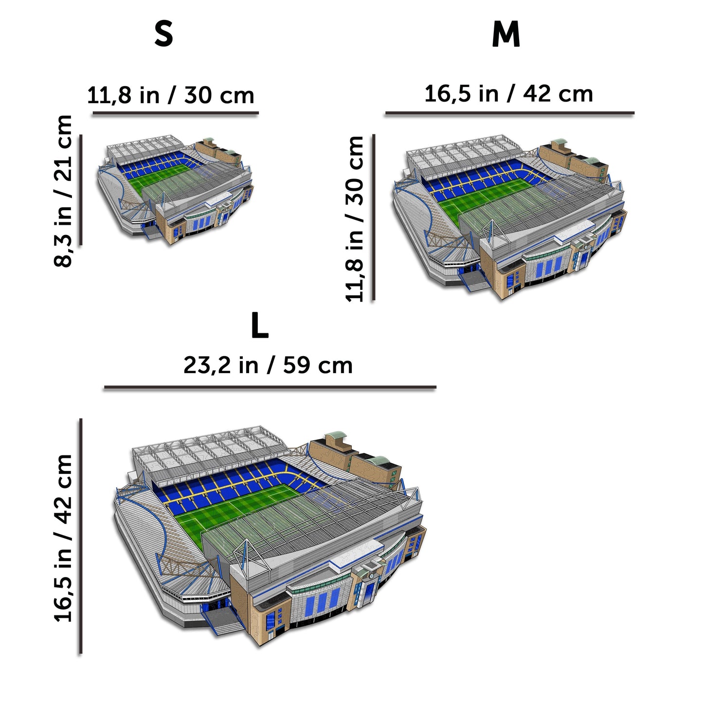 Chelsea FC® Stamford Bridge - Rompecabezas de Madera