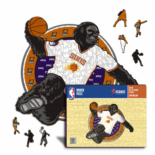 Phoenix Suns™ Mascota Puzle de Madera