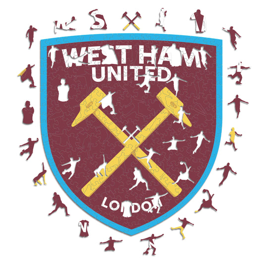 West Ham United FC® Logo - Rompecabezas de Madera