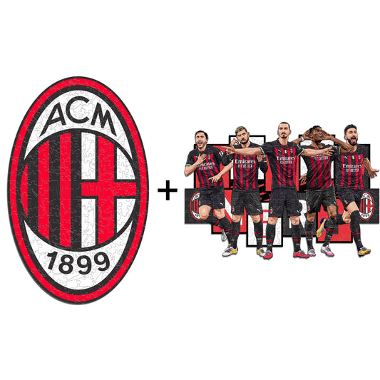 2 PACK AC Milan® Logo + 5 Jugadores