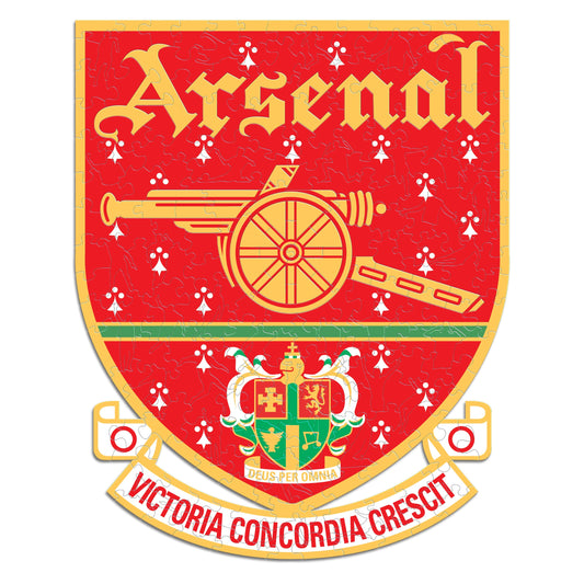 Arsenal FC® Retro Logo - Rompecabezas de Madera