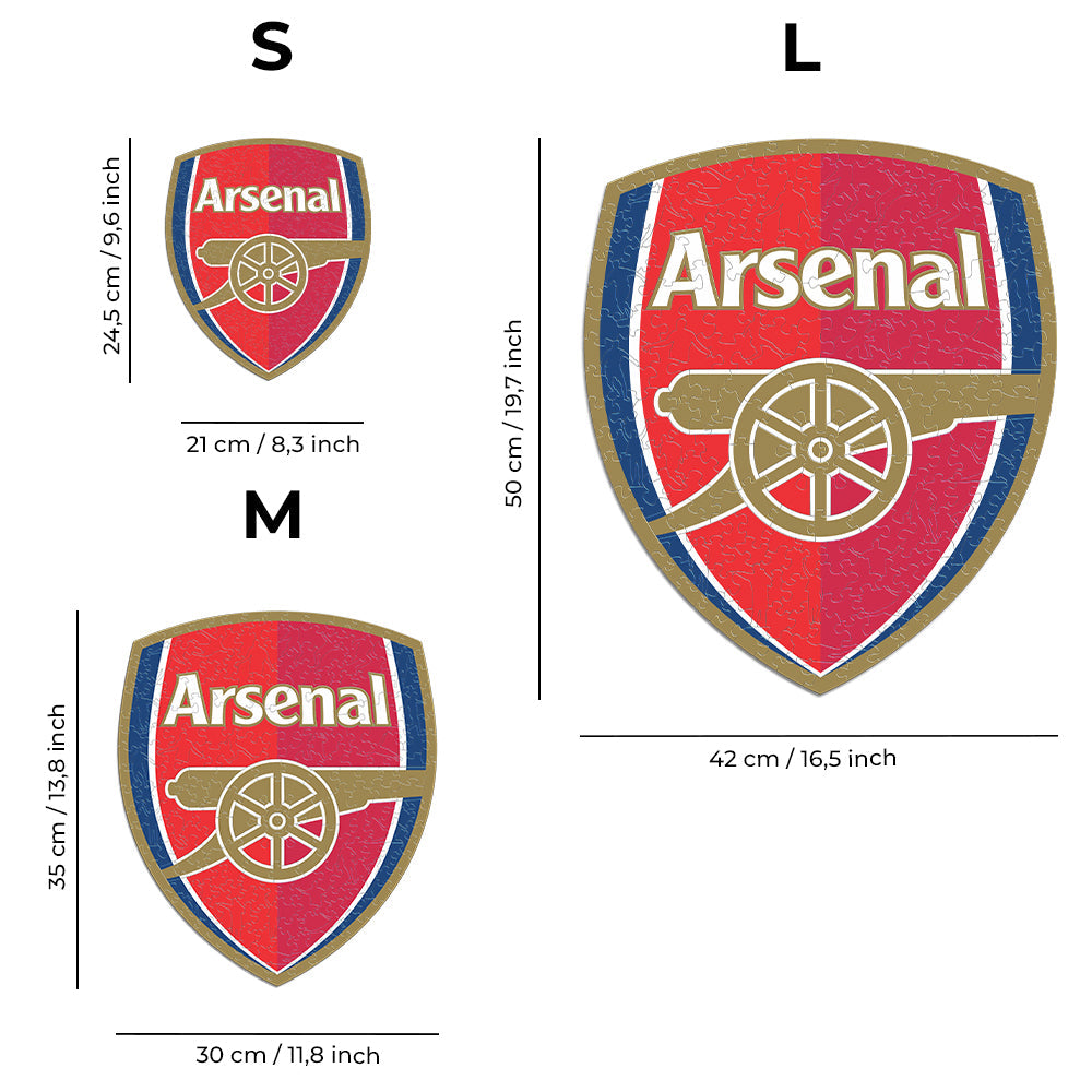 Arsenal FC® Logo - Rompecabezas de Madera