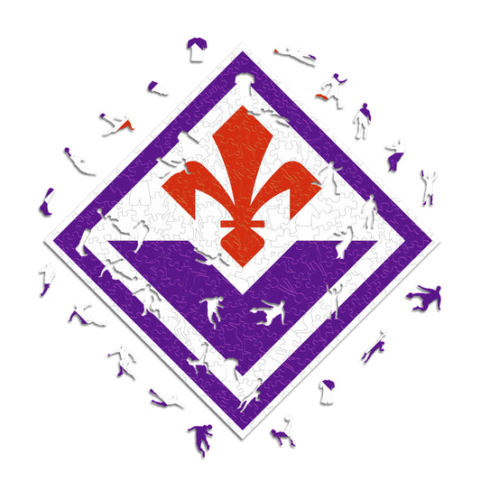 ACF Fiorentina® Logo - Rompecabezas de Madera