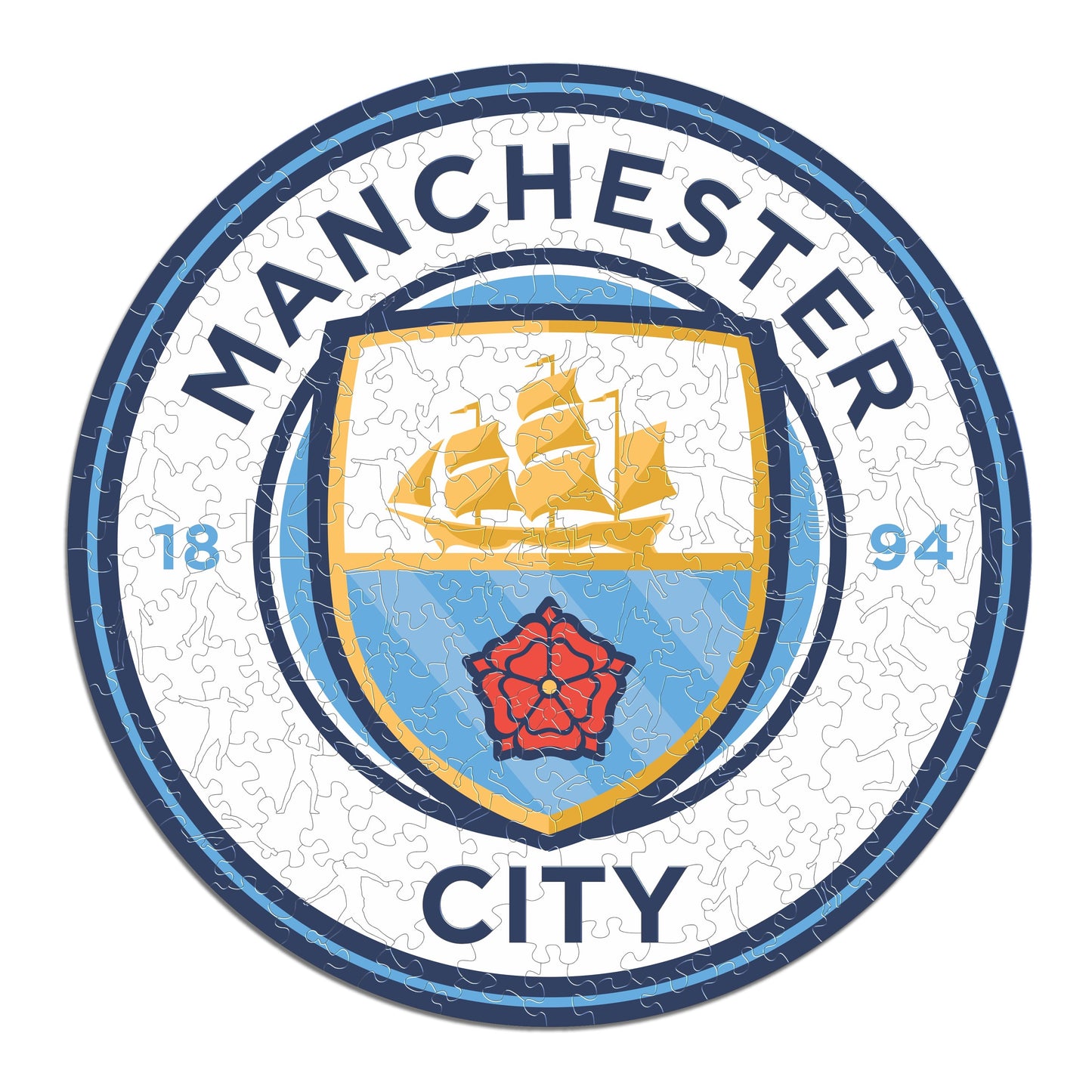 Manchester City FC® Logo - Rompecabezas de Madera