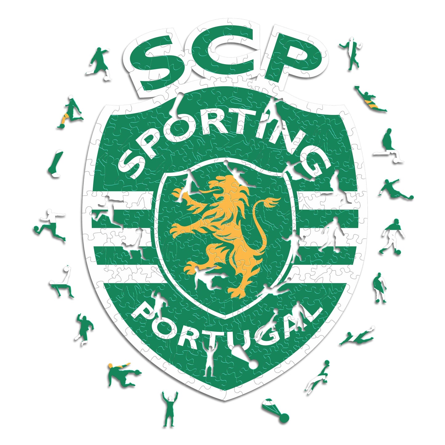 Sporting CP® Logo - Rompecabezas de Madera