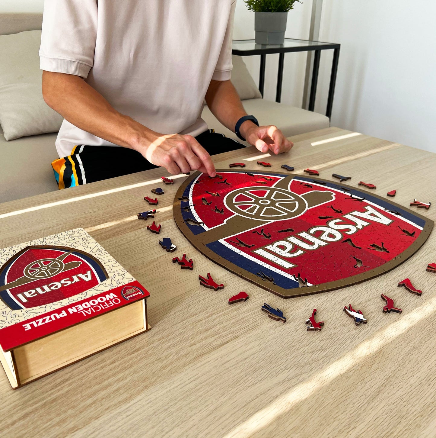 Arsenal FC® Logo - Rompecabezas de Madera