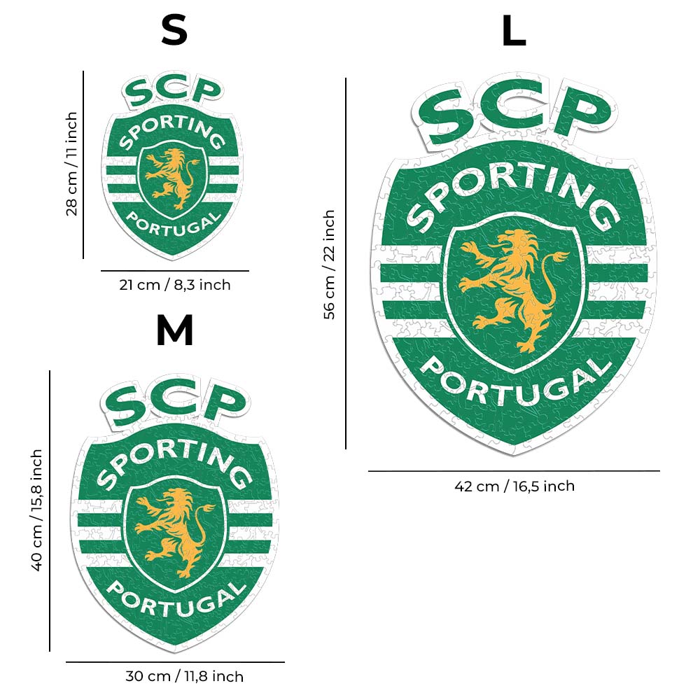 Sporting CP® Logo - Rompecabezas de Madera