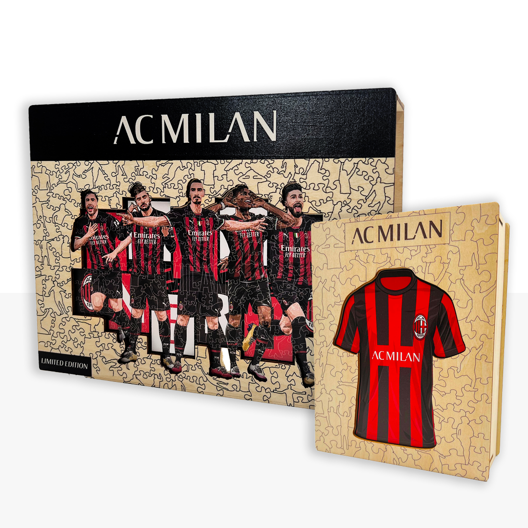 2 PACK AC Milan® Camiseta + 5 Jugadores