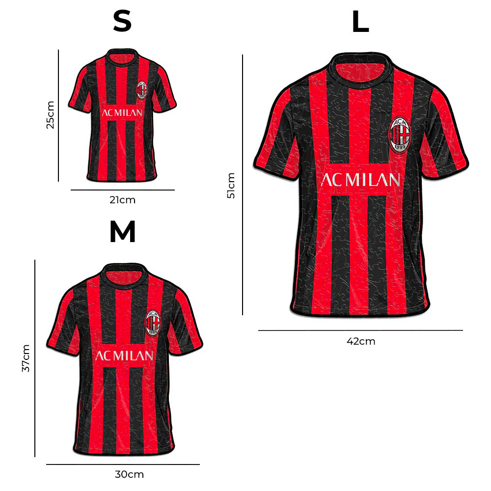 2 PACK AC Milan® Camiseta + 5 Jugadores