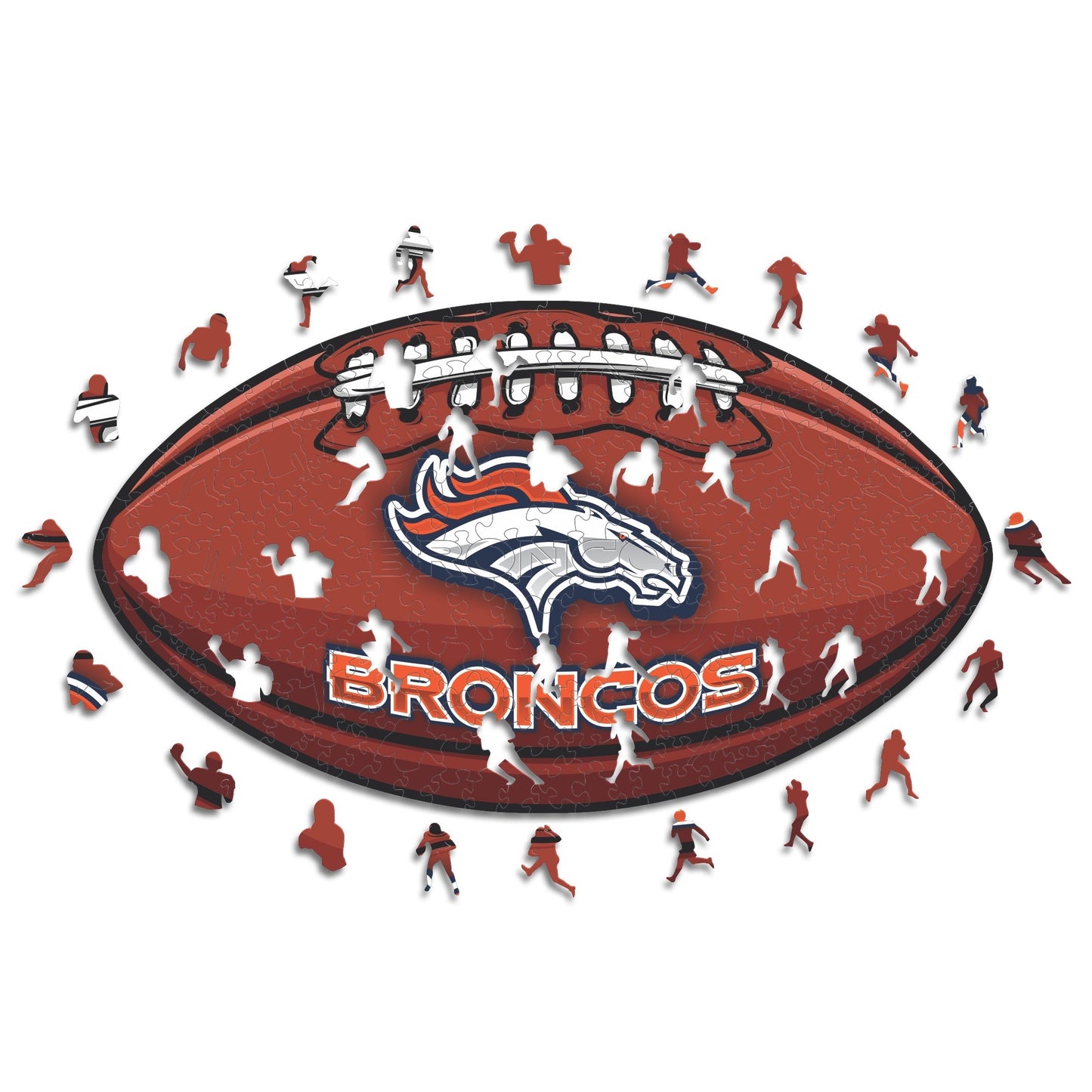 Denver Broncos® - Rompecabezas de Madera