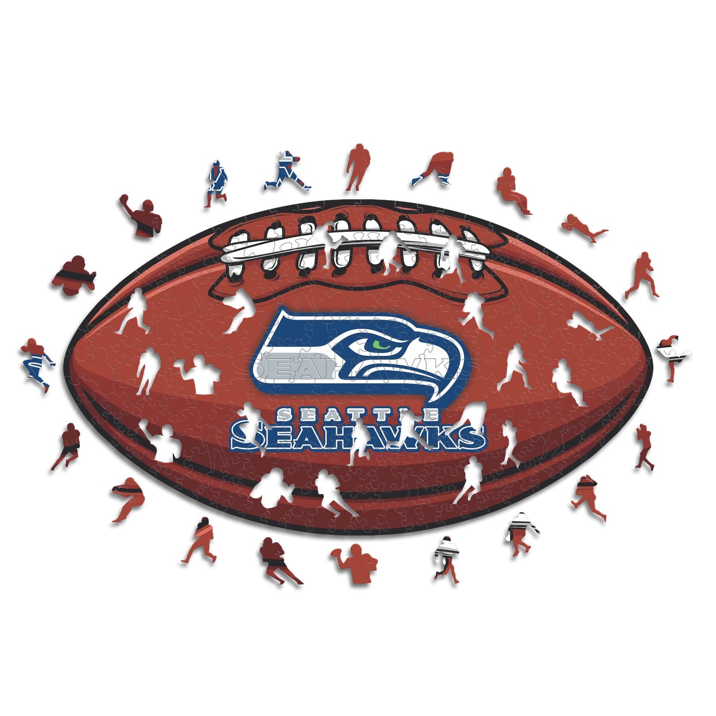 Seattle Seahawks® - Rompecabezas de Madera